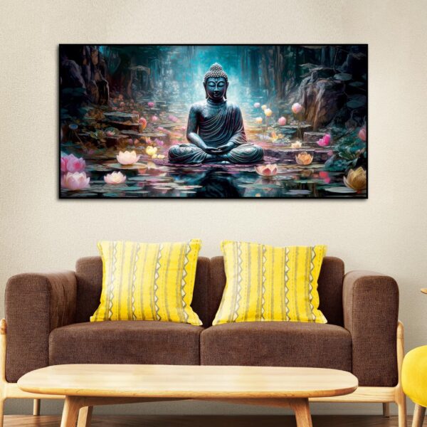 spiritual-buddha-statue-premium-canvas-wall-painting