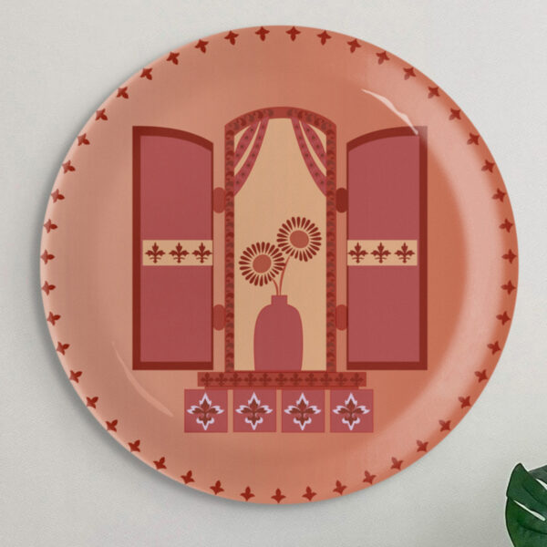 vibrant-bohemian-art-for-spaces-collage-porcelain-plate-set-of-4