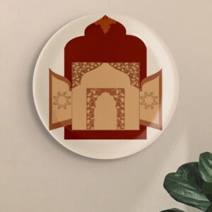 opulence-and-hospitality-in-palaces-collage-porcelain-plate-set-of-4