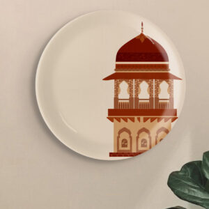 opulence-and-hospitality-in-palaces-collage-porcelain-plate-set-of-4