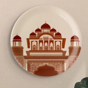 opulence-and-hospitality-in-palaces-collage-porcelain-plate-set-of-4