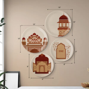 opulence-and-hospitality-in-palaces-collage-porcelain-plate-set-of-4