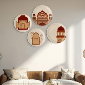 opulence-and-hospitality-in-palaces-collage-porcelain-plate-set-of-4