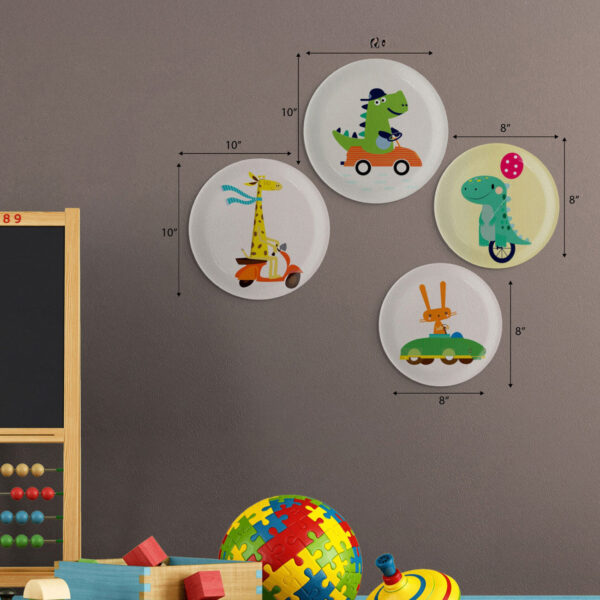 playful-art-for-kids-rooms-collage-porcelain-plate-set-of-4
