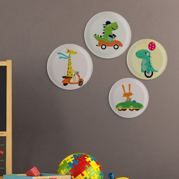 playful-art-for-kids-rooms-collage-porcelain-plate-set-of-4