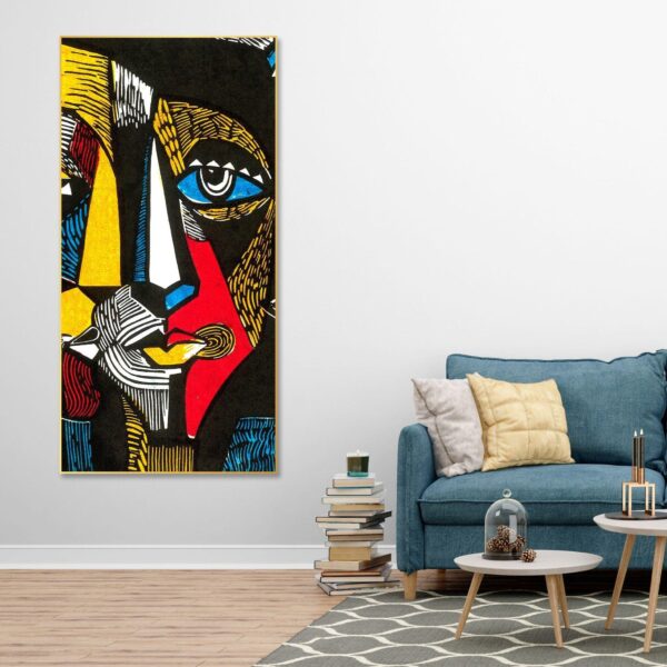 abstract-faces-floating-canvas-wall-painting