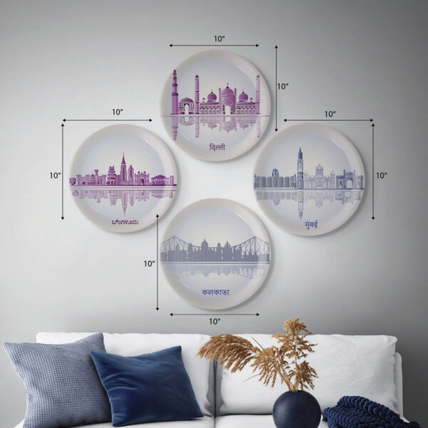 urban-dreamscapes-cityscape-collage-artistry-porcelain-plate-set-of-4
