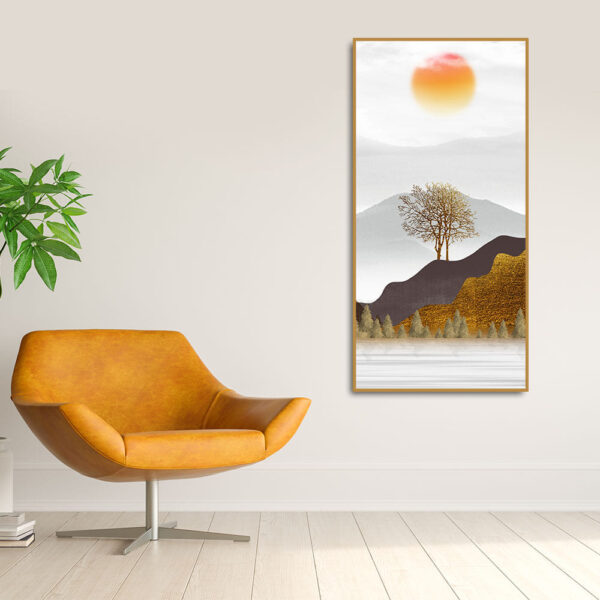 golden-mountain-with-beautiful-sunrise-premium-canvas-wall-painting