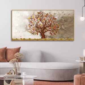 beautiful-red-and-yellow-leaf-tree-canvas-wall-painting