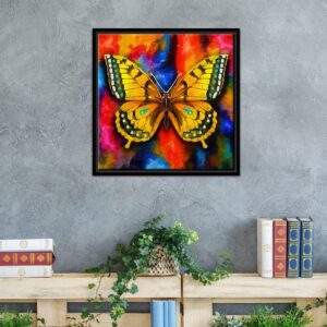 colorful-butterfly-floating-canvas-wall-painting-frame