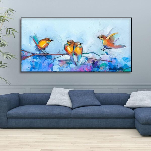 beautiful-canary-birds-on-branch-premium-canvas-wall-painting