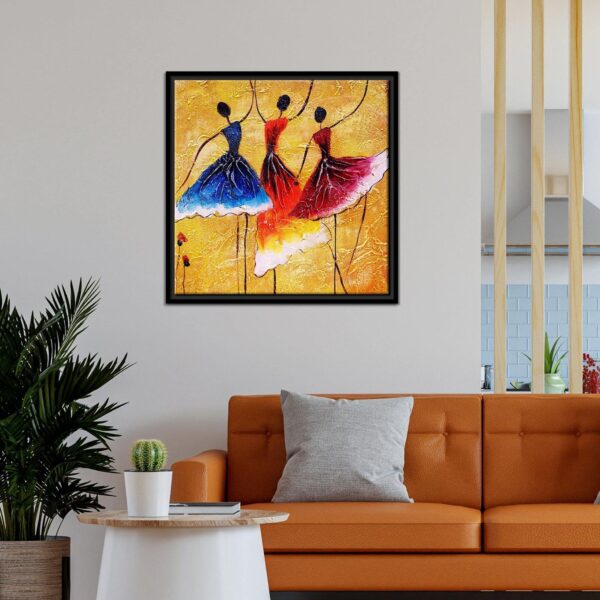 african-warli-art-floating-canvas-wall-painting-frame