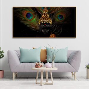 peaceful-smiling-buddha-statue-canvas-wall-painting