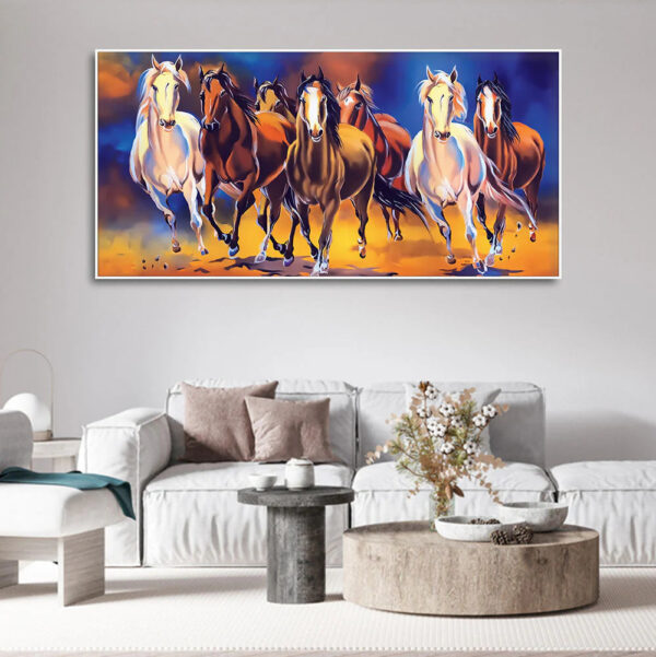 seven-horses-running-in-field-canvas-wall-painting-1
