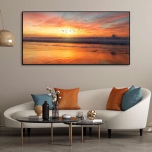 canvas-wall-painting-of-beautiful-sunset
