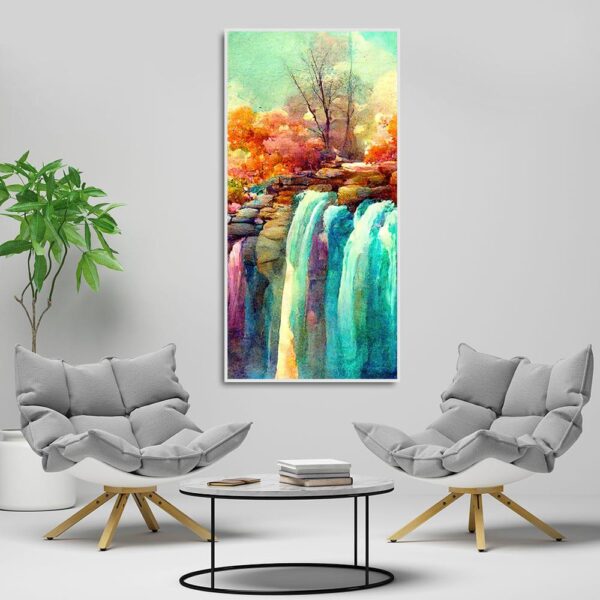 beautiful-landscape-waterfall-scenery-canvas-wall-painting
