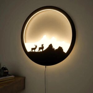 beautiful-scenery-deer-wooden-led-wall-light-backlit-wall-art