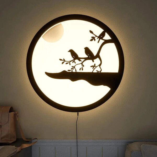 chirping-birds-rounded-backlit-wooden-wall-decor-with-led-night-light