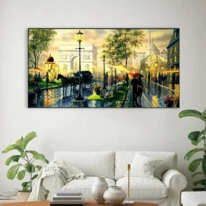 canvas-painting-of-parisian-scenery