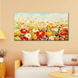 nature-scene-canvas-painting-of-a-flower-garden