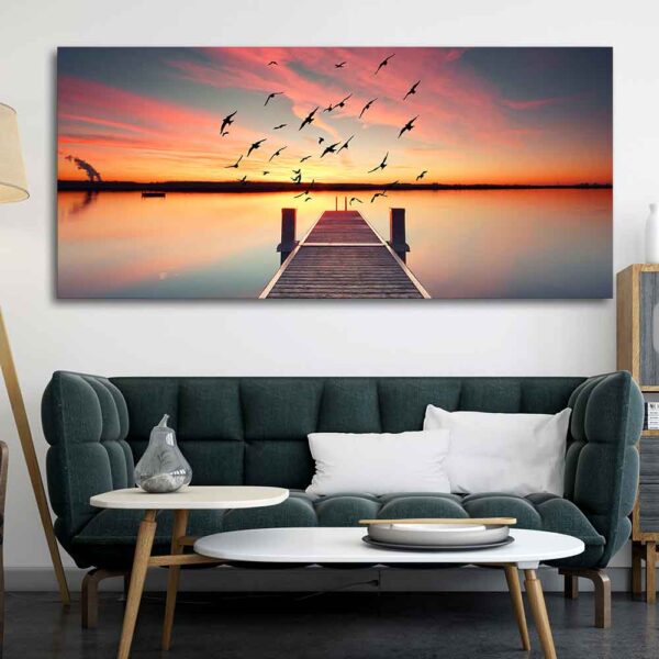 wooden-jetty-in-sunset-canvas-wall-painting